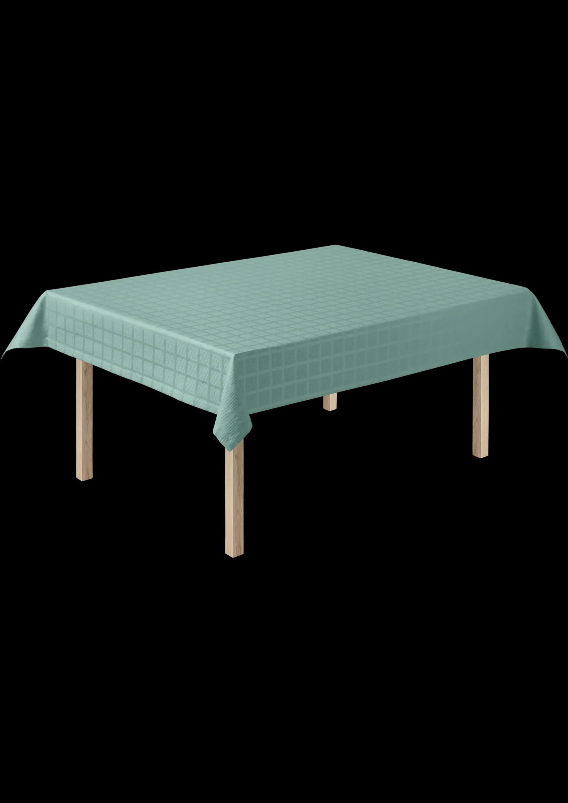 JUNA Damaskdug 150x370 cm i blå fra serien Brick | Køb her