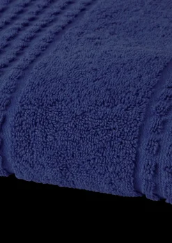 JUNA Håndklæde 50x100 cm i blå fra serien Check | Køb her