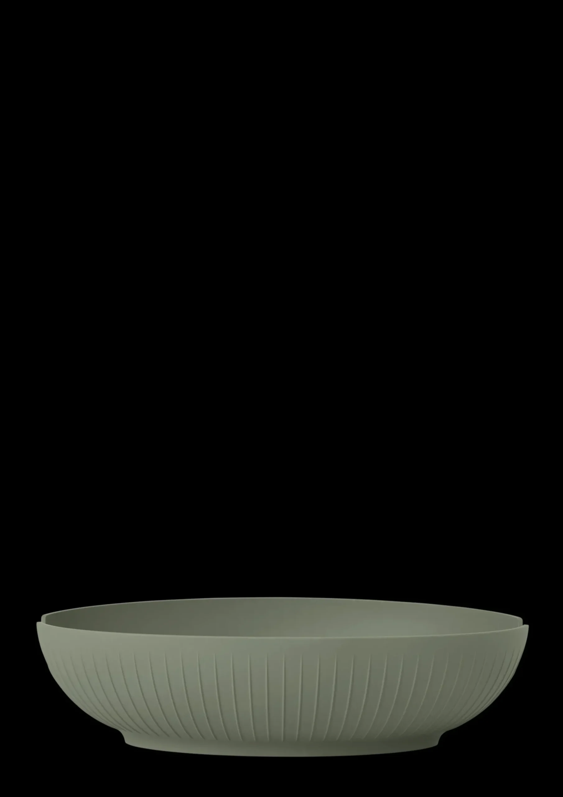 Kähler Brødkurv 29.5x20 cm i grøn fra serien Hammershøi