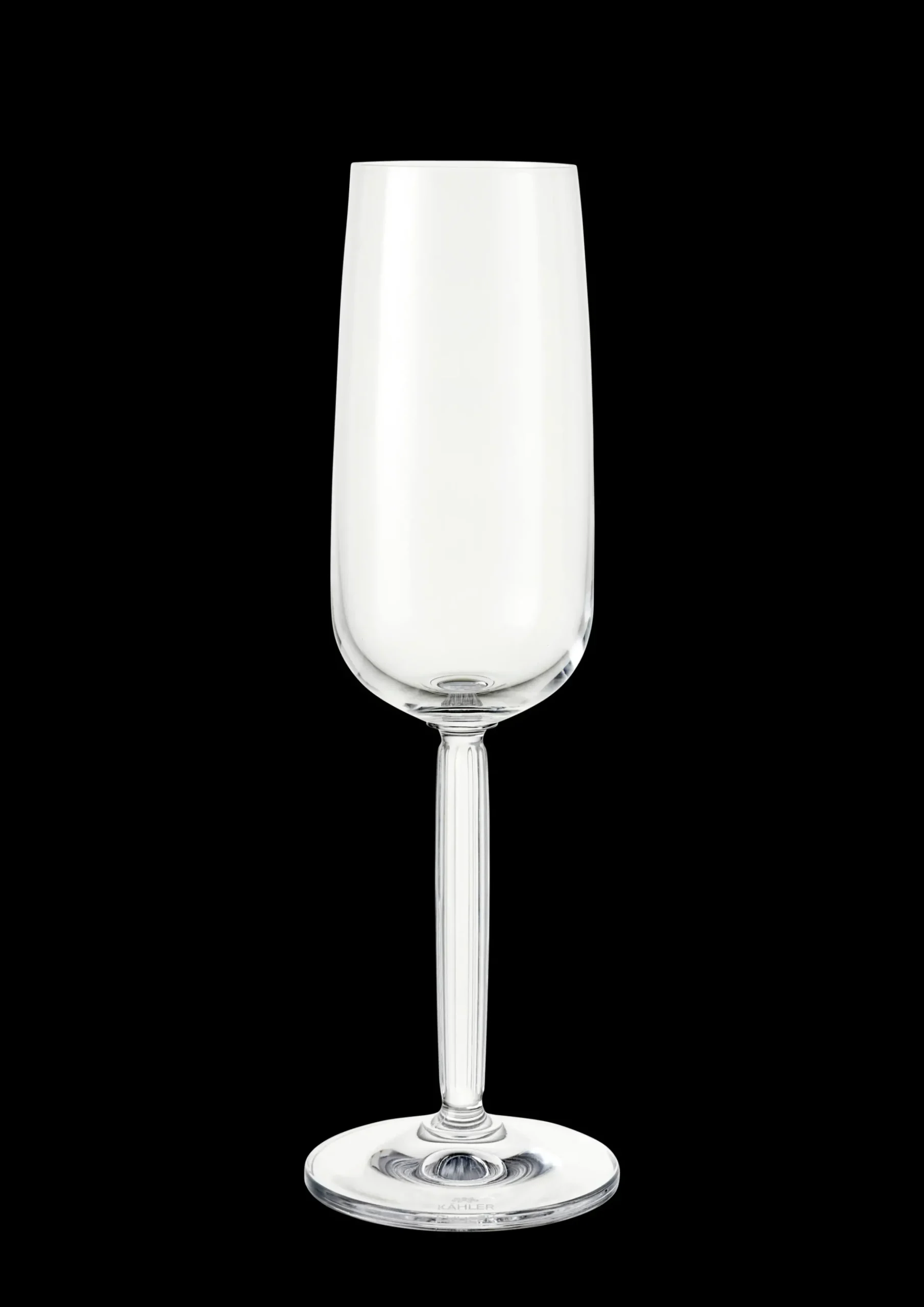Kähler Hammershøi Champagneglas 24 cl klar 2 stk. | Køb her