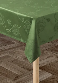 Kähler Hammershøi Poppy Damaskdug 150x270 cm grøn | Køb her