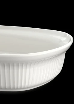 Kähler Ovnfast fad 39x29.5 cm i hvid fra serien Hammershøi