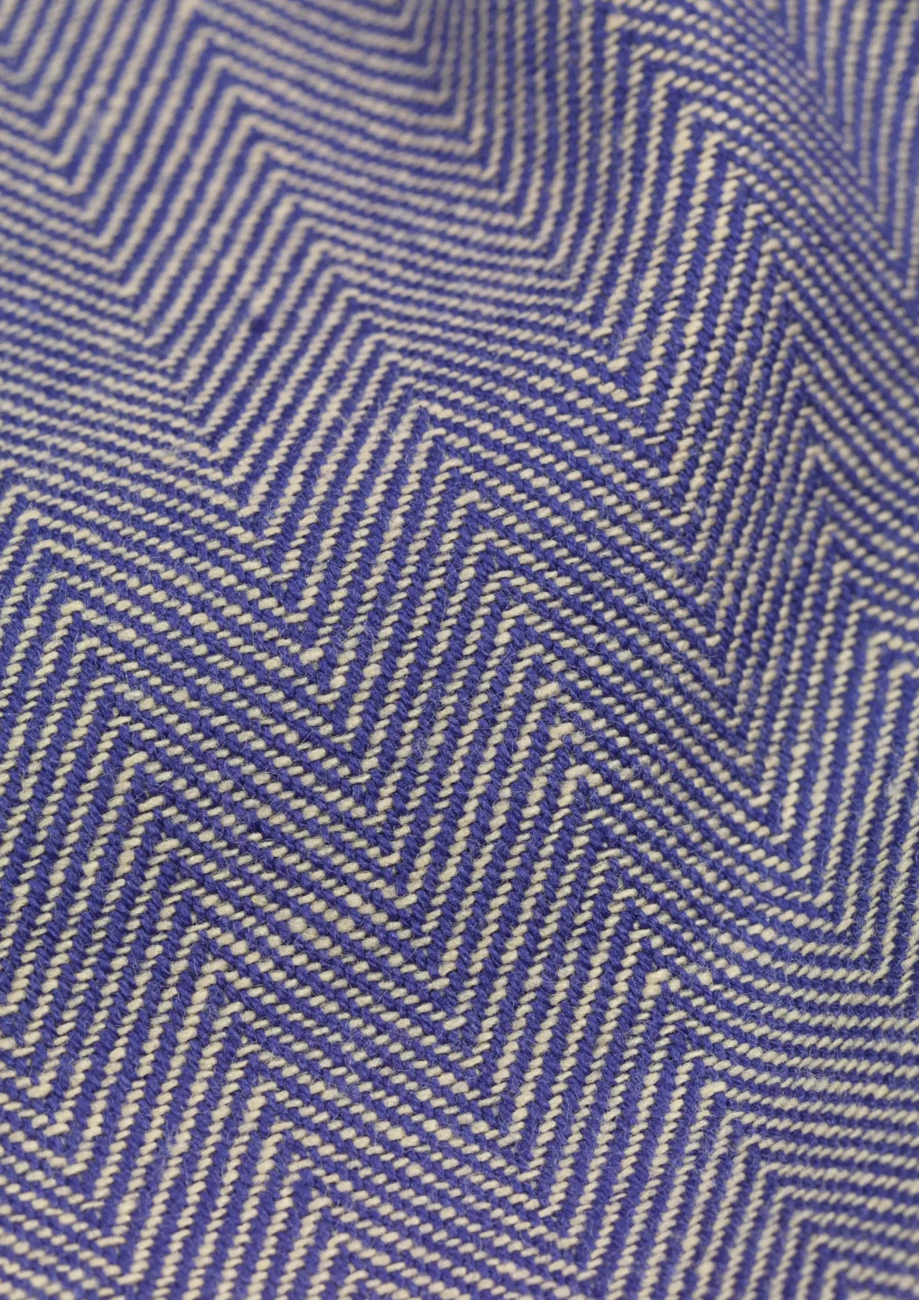 Lyngby Porcelæn Herringbone Dug 150x320 cm blå | Køb her