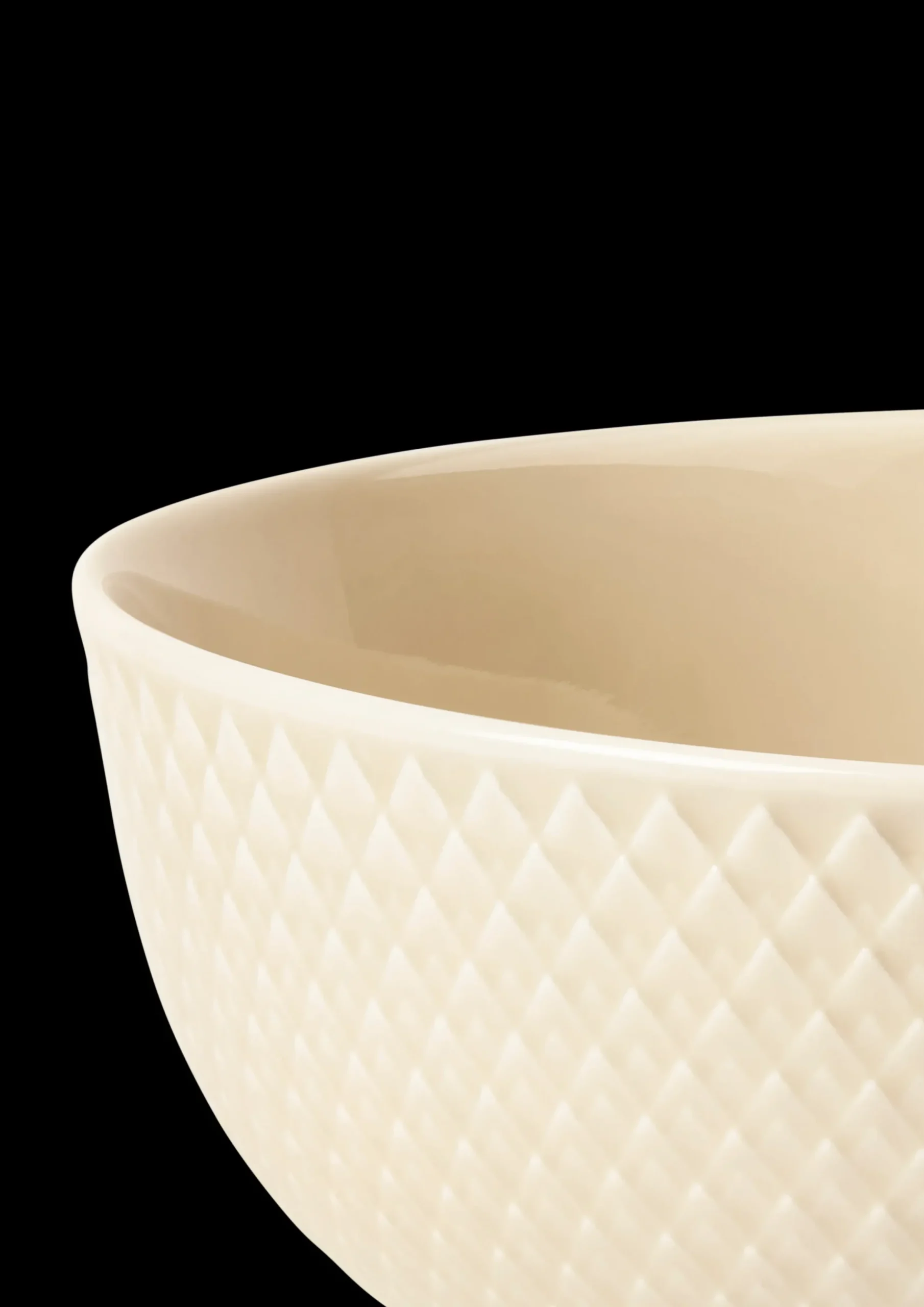 Lyngby Porcelæn Rhombe Earth Skål Ø13 cm marble | Køb nu