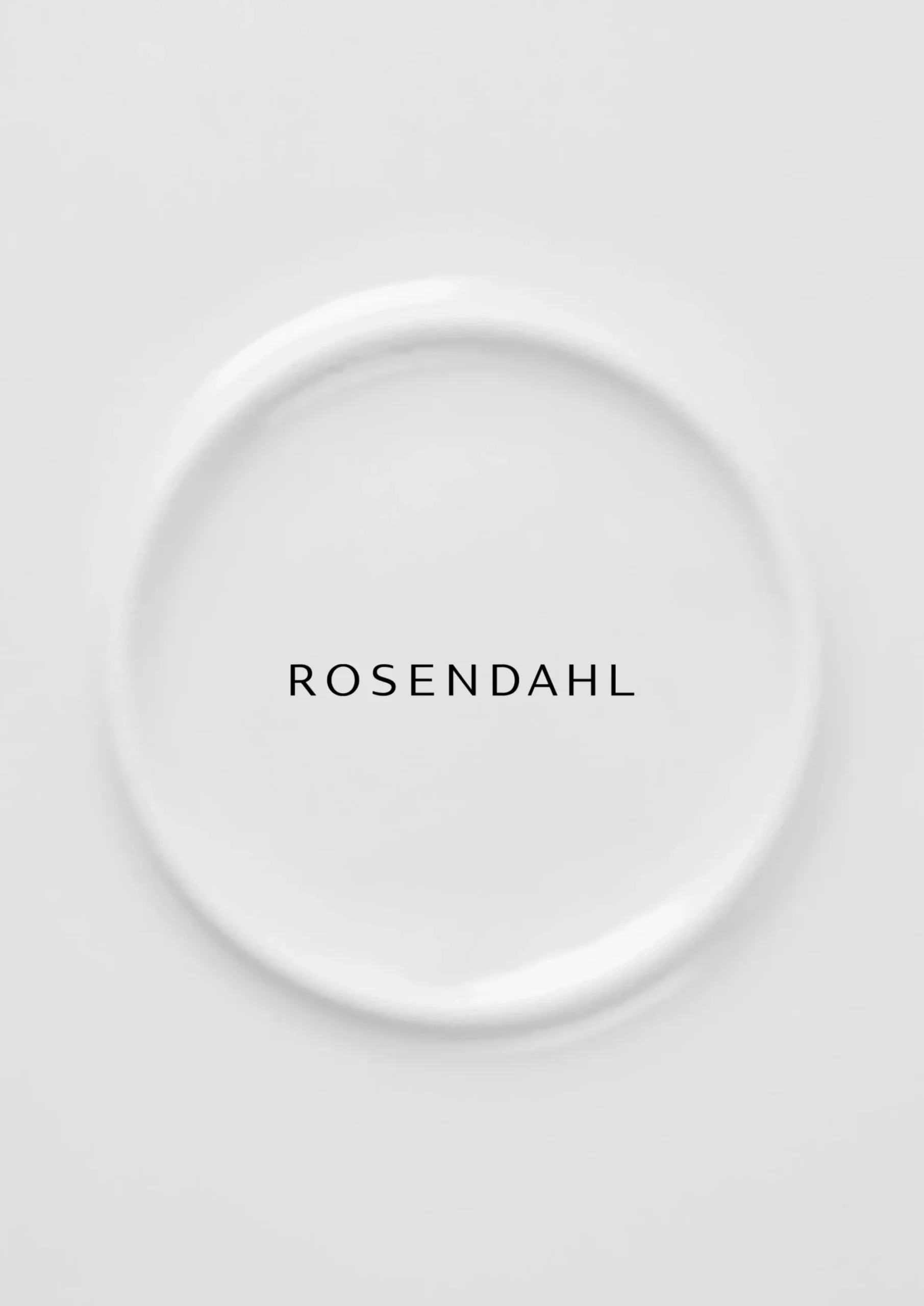 Rosendahl GC Cottage Tallerken Ø19.5 cm hvid m. deko